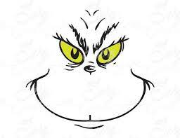 Grinch Monogram Svg Dxf Png By Daviddesignshop On Etsy Grinch Face Svg Grinch Characters Grinch Images