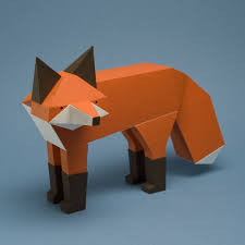 Wonderful Geometric Paper Animal Sculptures Geometric Animals Paper Animals Animal Sculptures