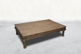 We hold in stock one of the best collections of large coffee tables in europe. Teak Indian Coffee Table Rajasthan Orient House