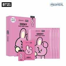 Cookies are most commonly baked until crisp or just long enough that they remain soft, but some kinds of cookies are not baked at all. Mediheal X Bt21 Cooky Face Point Mask Sheet 20mlx 4ea Bookmark Postcard Bts Official Buy At A Low Prices On Joom E Commerce Platform