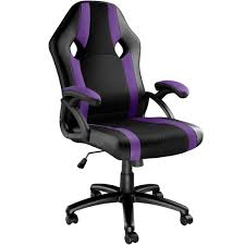 The ultimet gaming chair is available in 4 colors, blue, gray, black and purple. Gaming Chair Goodman Black Purple On Onbuy