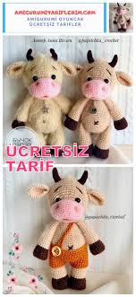 Amigurumi Inek Yapimi Ucretsiz Tarif Amigurumi Tariflerim Dolgu Oyuncak Hayvan Crochet Disney Amigurumi Oyuncak Bebek