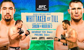 Check spelling or type a new query. Ufc Fight Night Whittaker Vs Till On Ufc S Fight Island July 25 On Espn Espn Deportes And Espn Espn Press Room U S