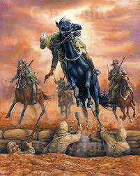 Midnight S Last Charge Military Drawings Military Artwork War Art