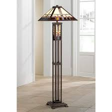 Find unexpected styles to illuminate the living room, bedroom and more. Geometric Art Glass Mission Floor Lamp With Night Light 4d626 Lamps Plus