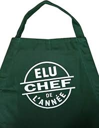 Solenzo Tablier De Cuisine Barbecue Elu Chef De L Annee Idee Cadeau Vert Tablier Cuisine Cadeaux Verts Tablier