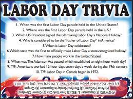 By 1893, more than half the states were observing a labor day on one day or another, and a bill to establish a federal holiday was passed by congress in 1894. Labor Day Trivia Jamestown Gazette