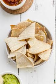 What are the ingredients to make homemade tortillas? Homemade Tortilla Chips No Oil Added