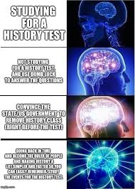 Read on for our top tips to master your these study tips will help you learn and memorize the most important information so that, come test day, you'll have all the knowledge you need to pass. Ways To Deal With An Upcoming History Test Imgflip