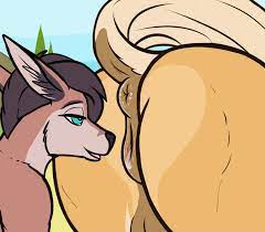 1boy 1boy1girl 1girls 2020 anal anilingus animal genitalia animal  pussy animated anthro anthro on feral anus ass bodily fluids clitoral  winking clitoris cunnilingus duo ejaculation equid equine equine pussy