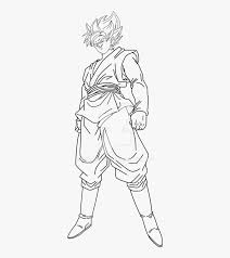 Dragon ball z future trunks coloring pages with dragon color. Goku Black Super Saiyan Rose Drawing Goku Black Coloring Pages Hd Png Download Kindpng
