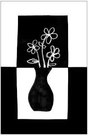 Black And White Painting Easy For Kids Art Projects For Kids Homeschool Art Space Art Flower Art