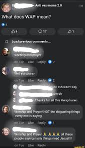 The rapper opens up about nasty new song and music video cameos. Anti Vax Moms 2 0 What Does Wap Mean 4 Id Load Previous Comments Worship And Prayer