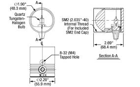 Click on the part number to view specifications, pricing or. Quartz Tungsten Halogen Lamp