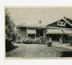 Benning S Tourist Home 1217 South Limestone Lexington Ky Ronald Morgan Postcard Collection 1940 Postcard Collection Lexington Kentucky Lexington