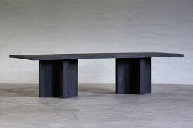 Reclaimed Elm Plank Table T Base Clubcu Plank Table Dining Table Table
