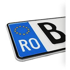 Numere de inmatriculare pentru fete. Abtibild Numar Inmatriculare Ue Ro