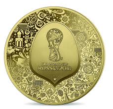 La coupe du monde de la fifa 2018. Commemorative Coins Banknotes Fifa World Cup Football Russia 2018