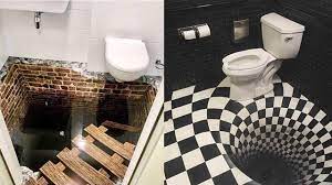 Selain harus bersih, desain kamar mandi. 6 Potret Lantai Kamar Mandi Desain 3d Ini Unik Ada Yang Bikin Pusing Hot Liputan6 Com