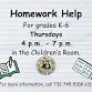 Homework Help for Grades K-6 & K-12
