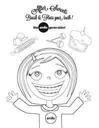 Teeth Coloring Pages Rock Your Smile It S National Children S Dental Health Month With Images Childrens Dental Health Month