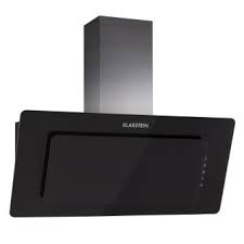 105 Sur Klarstein Lorea Hotte Hotte Decorative Largeur 90 Cm Profondeur 30 Cm Extraction Et Recirculation Avec Kit De Recirculation Supplementaire Verre Noir Hotte Casquette Achat Prix Fnac