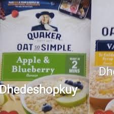 Whether you're looking for an overnight oatmeal recipe or a baked oatmeal recipe, these healthy oatmeal recipes will serve you. Jual Quaker Oat Simple Apple Blueberry 360gr Jakarta Barat Dhedeshopkuy Tokopedia