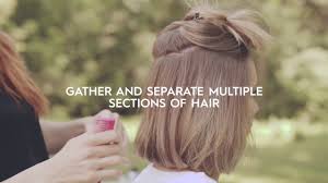 Next, you'll want to break up the curls and tease the top and back of the hair to create volume. Beach Waves For Short Hair Youtube