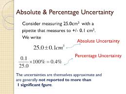 Because the percentage is a proportion or fraction of the value measured, it does not have any units. Ppt Uncertainty Errors In Measurement Powerpoint Presentation Free Download Id 6303298
