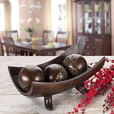 Keep your look fresh and remember to get the tight corners underneath the dining room table as well as any extra leaves. Creative Scents Schonwerk Decorative Centerpiece Bowl Coffee Table Decor For Living Room Centerpiece Dining Room Farmhouse Goals