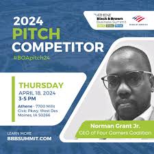 Norman Grant Jr. is the CEO of Four Corners Coalition and is one of our  competitors for the Pitch Competition sponsored by Bank of America at the  4th Annual Athene Black &
