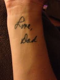 17 Years Later My Sister Found A Card Signed By Dad It S Going On My Wrist And I Can T Even Wait Don T Ever Judge M Signature Tattoos Tattoos Tattoo For Dad