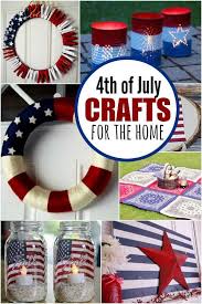 This super fun crafty garland can actually be made in any variety of colors and fabrics so is perfect for every single holiday, celebration and room decoration. Fourth Of July Crafts Lots Of 4th Of July Crafts To Make Everything Patriotic