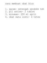 Inilah cara efektif membuat si kecil mau minum obat. Cara Membuat Obat Bius