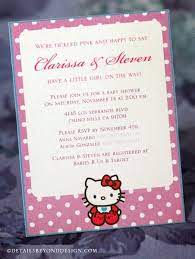 Wedding Invitation Hello Kitty Baby Shower Hello Kitty Wedding Baby Shower Invitation Templates