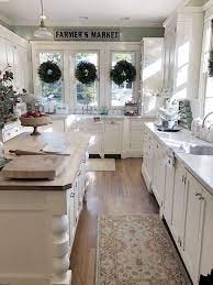 The Easy Christmas Bow Farmhouse Kitchen Countertops Old Farmhouse Kitchen Kitchen Design Countertops