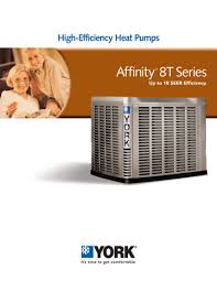 York affinity™ split system heat pumps that are energy star® qualified offer higher energy efficiency than standard models. Affinity 8t Series Manualzz
