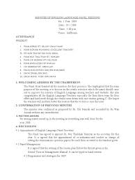 Person recording the minutes of a meeting. Sample Minutes Of English Language Panel Meeting Educational Assessment Essays
