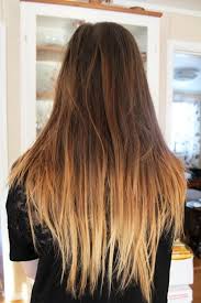 It definitely had some orange tones in it but it was mostly a very light yellow and even throughout. Kinda What I Want Except Maybe A Little Darker Blonde On The Bottom And A Tad Bit Lighter Brown On The Top Blonde Tips Ombre Hair Ombre Hair Color