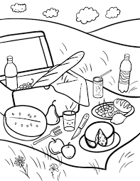 Get your kids excited for march 17 with these free printable st. Free Picnic Coloring Page Summer Coloring Pages Coloring Pages Kids Printable Coloring Pages