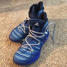 Another rare piece in my collection: Adidas Shoes Blue Adidas Basketball Shoes Poshmark