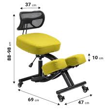 BLACK POINT OKNEEL PRO Ergonomic Canvas Kneeling Chair for Home and Office  Ergonomic Office Chair (Green Linen Cover Included) : Amazon.de: Home & ...