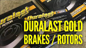 I have some on my sentra and they look crappy. Duralast Gold Ceramic Brake Pads And Rotors Install Youtube
