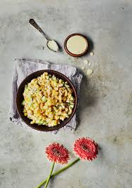 Salade De Macaronis Au Mais Et Au Poulet Vinaigrette Au Beurre Trois Fois Par Jour Cold Meals Food Food Photography