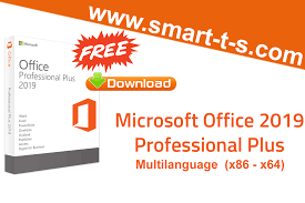 اسطوانة أوفيس 2016 2019 متعددة اللغات Microsoft Office 2016 2019 Multilanguage Free Activated Smart Tech Solutions