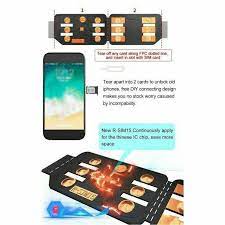 Once it is unlocked, you may use any sim card in your phone from any network worldwide! R Sim15 Nano Unlock Rsim Turbo Card Rsim 15 Para Iphone 11 Pro Xs Max Xr 8 6s 6 Para Ios 13 Comprar A Buen Precio Entrega Gratuita Resenas Reales Con Fotos Joom
