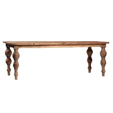 Reclaimed Old Wood Dining Table With Turned Ball Legs Dining Table Legs Table Farmhouse Dining Table