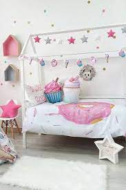 Bedding Set With Donut To Buy On Etsy Happyspacesworkshop Childrens Bedding Set Girls Room Girls Room Inspiratio Kid Room Decor Girls Room Decor Girl Room