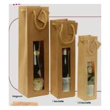 4 cajas de cupcake con inserto y ventana para postre pastel muffin donut macaron: Bolsa Papel Kraft 1 Botella Con Ventana 175gr Diferentes Medidas Bolsas Papel Para Botellas Publipack Calafell Tienda Online De Bolsas Y Productos De Embalaje Comercial