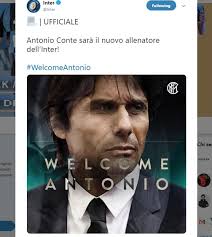 Claudio ranieri potrebbe essere (quasi certamente) il nuovo allenatore dell'inter. Conte All Inter Adesso E Ufficiale Sara Il Nuovo Allenatore Dei Nerazzurri